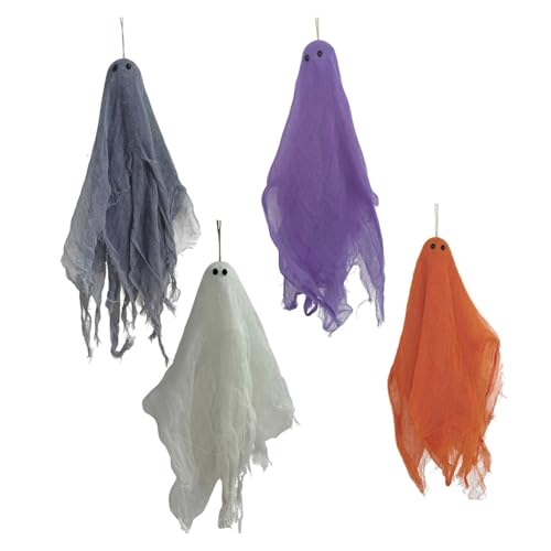 GLSZNQO 4er-Pack Halloween-Skelette for Aufhängen von Geister-Dekorationen, gruselige Halloween-Dekorationen, Halloween-Partyzubehör, Party-Hängedekor von GLSZNQO