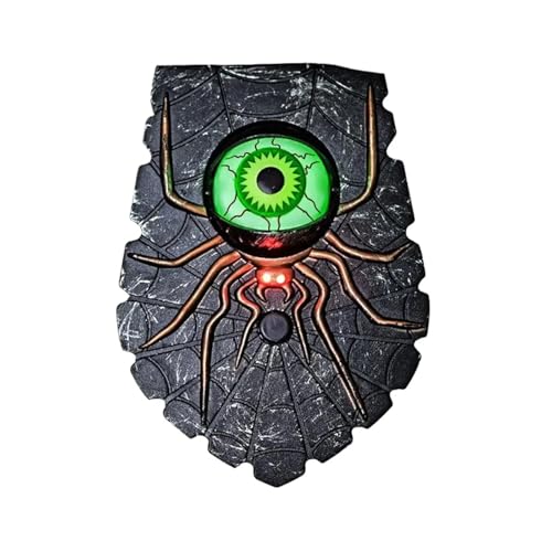 GLSZNQO Animierte Augapfel-Halloween-Türklingel mit gruseligen Geräuschen, Spukhaus-Türklingel, Trick-or-Treat-Requisite for Halloween-Dekorationen von GLSZNQO