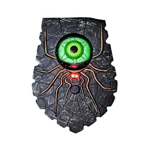 GLSZNQO Animierte Augapfel-Halloween-Türklingel mit gruseligen Geräuschen, kreative Spinnen-Türklingel, Spukhaus-Türklingel, Halloween-Dekor GLSZNQO Animierte Augapfel-Halloween-Türklingel mit gruseligen Geräuschen, kreative Spinnen-Türklingel, Spukhaus-Türklingel, Halloween-Dekor von GLSZNQO