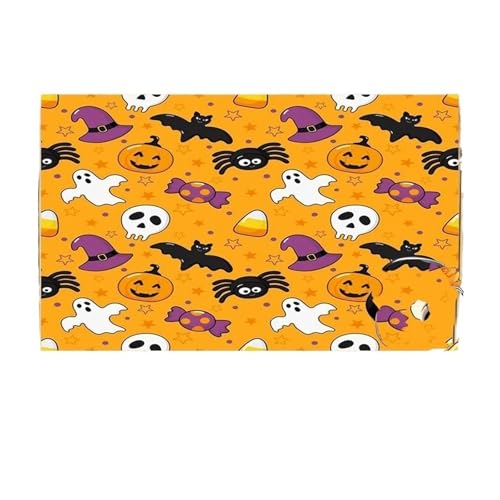 GLSZNQO Bunte Schädel Muster Hintergrund Tuch Hängen Tuch Schlafzimmer Nacht Dekorative Wand Tuch Vermietung Schlafsaal Tapisserie(Beige) von GLSZNQO