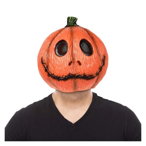 GLSZNQO Gruselige Party Scary Halloween Kostüme Kürbis Kopf Abdeckung Cosplay Kopfschmuck for Und Trick Prop Erwachsene Maske(B) von GLSZNQO