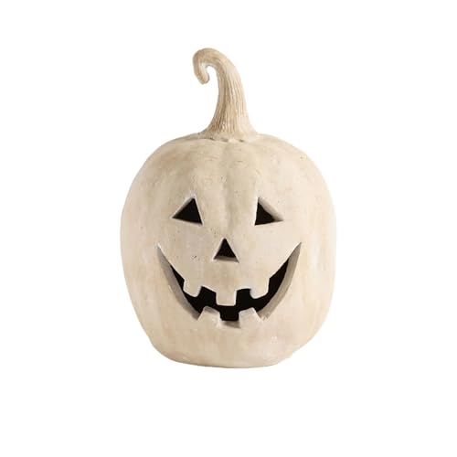 GLSZNQO Halloween Dekorationen-Harz Kürbis Laterne Outdoor Indoor-Niedliche Halloween Bauernhaus Herbst Festival Dekoration Für(A) von GLSZNQO