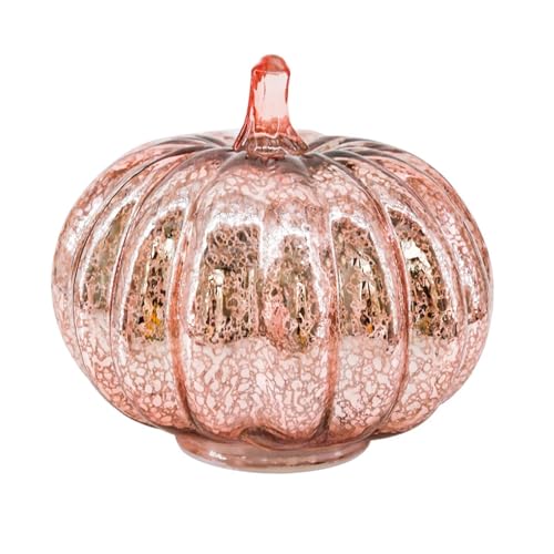 GLSZNQO Kürbis-Halloween-Dekorationen, Feiertagsdekorationen(Rose Gold Pumpkin) von GLSZNQO