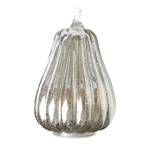 GLSZNQO Kürbis-Halloween-Dekorationen, Feiertagsdekorationen(Silver Fat Gourd) von GLSZNQO
