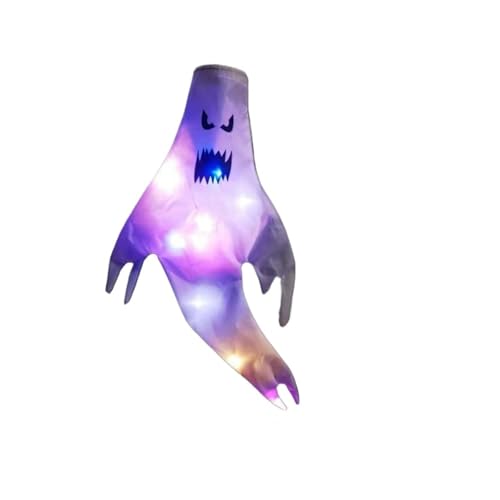 Hängender Geist, Halloween, LED-Leuchtgeist, Kindergeschenk, Gruselige Party-Requisiten, for Zuhause, im Freien, for die Bar, for Aufhängen, Dekorationen(A-001) von GLSZNQO