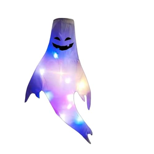 Hängender Geist, Halloween, LED-Leuchtgeist, Kindergeschenk, Gruselige Party-Requisiten, for Zuhause, im Freien, for die Bar, for Aufhängen, Dekorationen(A-004) von GLSZNQO