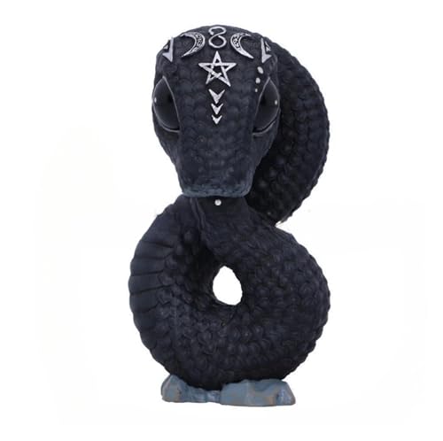 Halloween Ornament Magische Katze Harz Handwerk Unabhängige Station Tier Skulptur Schaufenster DesktopDecoration Ornament Magische Katze(Python) von GLSZNQO