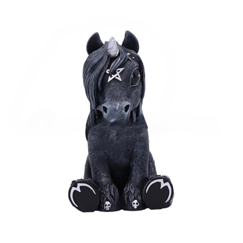 Halloween Ornament Magische Katze Harz Handwerk Unabhängige Station Tier Skulptur Schaufenster DesktopDecoration Ornament Magische Katze(Unicorn) von GLSZNQO