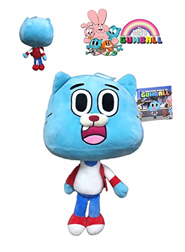 GMBALL Die Fantastische Welt von Gumball - Plüsch Gumball Persönlichkeit blau 40cm/15 - Gute Qualität - Azul- GMBALL Die Fantastische Welt von Gumball - Plüsch Gumball Persönlichkeit blau 40cm/15 - Gute Qualität - Azul- von GMBALL