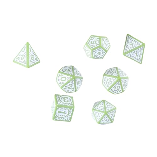 7pcs Polyedrische Würfel Acryl Acryl Hohlmuster Rollenspiel Spiele Für Tafelspielspieler Einfach Zu Bedienen von GMBYLBY