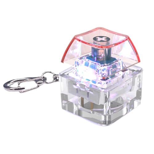 GMBYLBY 1-Tey Mechanische Tastaturklicks Spielzeugschlüsselkap Tester Mit Mehrfarbigen LED Leuchten Und Reibungslosen Betriebsspielzeug Zur Belastung des Betriebsstressspanns von GMBYLBY