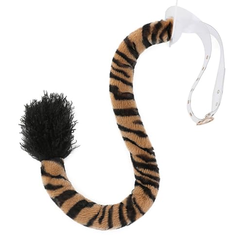 GMBYLBY 100 cm langer Plüschschwanz, Tierkostüm, Zubehör für Halloween, Weihnachten, Partys, Tierschwanz-Kostüm für Kinder und Erwachsene GMBYLBY 100 cm langer Plüschschwanz, Tierkostüm, Zubehör für Halloween, Weihnachten, Partys, Tierschwanz-Kostüm für Kinder und Erwachsene von GMBYLBY