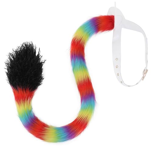 GMBYLBY 100 cm langer Plüschschwanz, Tierkostüm, Zubehör für Halloween, Weihnachten, Partys, Tierschwanz-Kostüm für Kinder und Erwachsene GMBYLBY 100 cm langer Plüschschwanz, Tierkostüm, Zubehör für Halloween, Weihnachten, Partys, Tierschwanz-Kostüm für Kinder und Erwachsene von GMBYLBY