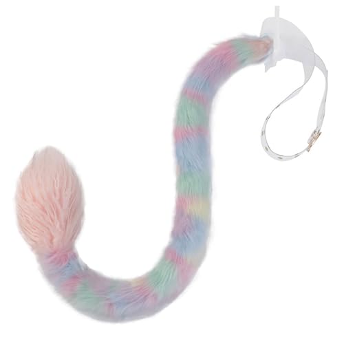 GMBYLBY 100 cm langer Plüschschwanz, Tierkostüm, Zubehör für Halloween, Weihnachten, Partys, Tierschwanz-Kostüm für Kinder und Erwachsene GMBYLBY 100 cm langer Plüschschwanz, Tierkostüm, Zubehör für Halloween, Weihnachten, Partys, Tierschwanz-Kostüm für Kinder und Erwachsene von GMBYLBY