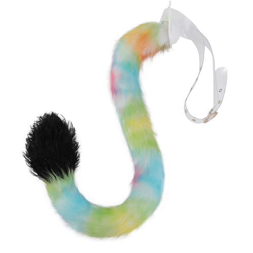 GMBYLBY 100 cm langer Plüschschwanz, Tierkostüm, Zubehör für Halloween, Weihnachten, Partys, Tierschwanz-Kostüm für Kinder und Erwachsene GMBYLBY 100 cm langer Plüschschwanz, Tierkostüm, Zubehör für Halloween, Weihnachten, Partys, Tierschwanz-Kostüm für Kinder und Erwachsene von GMBYLBY