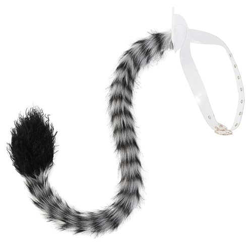 GMBYLBY 100 cm langer Plüschschwanz, Tierkostüm, Zubehör für Halloween, Weihnachten, Partys, Tierschwanz-Kostüm für Kinder und Erwachsene GMBYLBY 100 cm langer Plüschschwanz, Tierkostüm, Zubehör für Halloween, Weihnachten, Partys, Tierschwanz-Kostüm für Kinder und Erwachsene von GMBYLBY
