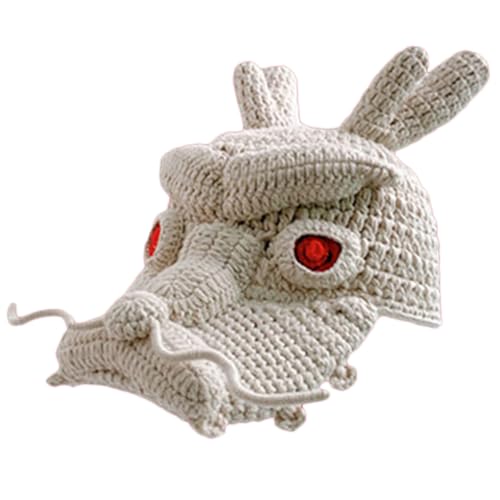 GMBYLBY Cartoon Chinese Loong Strick Dragon Hat Neuheit Party Foto Requisiten Hot Girl Chinese Loong von GMBYLBY