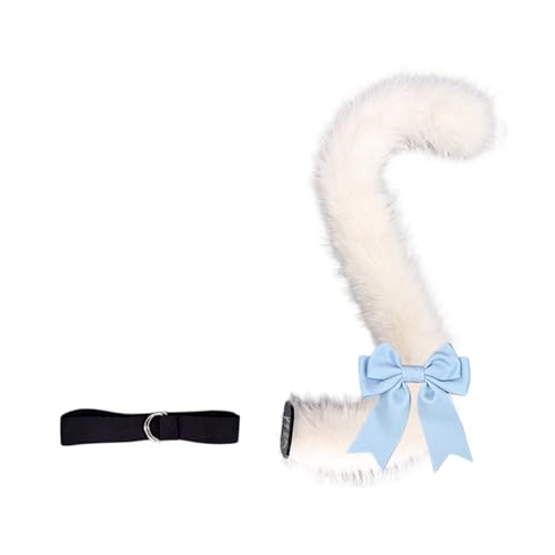 GMBYLBY Catgirl-Kostüm mit pelzigen Kätzchen-Ohren, Schwanz, Halloween, Tier, Cosplay, Zubehör für Damen, Mädchen, Maskerade, Halloween, Geburtstag GMBYLBY Catgirl-Kostüm mit pelzigen Kätzchen-Ohren, Schwanz, Halloween, Tier, Cosplay, Zubehör für Damen, Mädchen, Maskerade, Halloween, Geburtstag von GMBYLBY