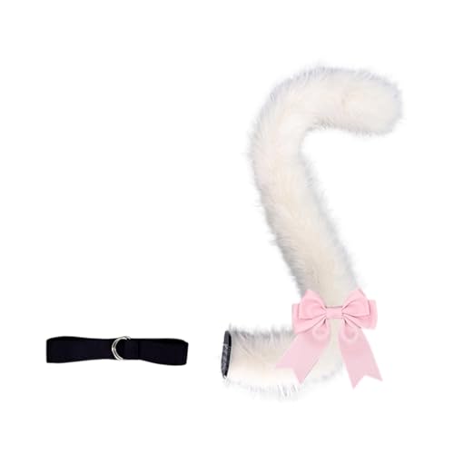 GMBYLBY Catgirl-Kostüm mit pelzigen Kätzchen-Ohren, Schwanz, Halloween, Tier, Cosplay, Zubehör für Damen, Mädchen, Maskerade, Halloween, Geburtstag GMBYLBY Catgirl-Kostüm mit pelzigen Kätzchen-Ohren, Schwanz, Halloween, Tier, Cosplay, Zubehör für Damen, Mädchen, Maskerade, Halloween, Geburtstag von GMBYLBY