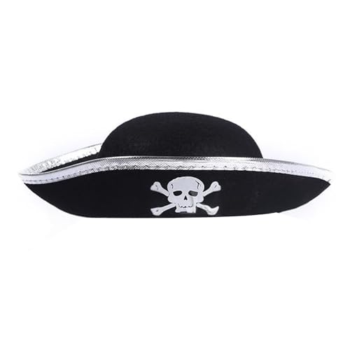 GMBYLBY Cosplay Captain Für Frauen Männer Halloween Kostüm Tricorne Cosplay Pirate Hat Bühnenbühne Auftritte CHARED HAS von GMBYLBY