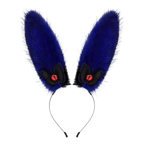 GMBYLBY Haarreif mit langen Hasenohren, für Damen, Maskerade, Cosplay, Party, Plüsch-Hasen, Ohr-Stirnband, Halloween, Cosplay-Zubehör GMBYLBY Haarreif mit langen Hasenohren, für Damen, Maskerade, Cosplay, Party, Plüsch-Hasen, Ohr-Stirnband, Halloween, Cosplay-Zubehör von GMBYLBY