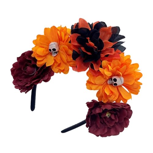 GMBYLBY Hexenschädel Teufel Rose Stirnband Dunkle Für Karnevalsparty Handgefertigte Gruppen Party Kostüm Teufel GMBYLBY Hexenschädel Teufel Rose Stirnband Dunkle Für Karnevalsparty Handgefertigte Gruppen Party Kostüm Teufel von GMBYLBY