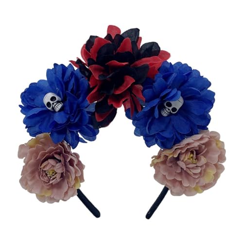 GMBYLBY Hexenschädel Teufel Rose Stirnband Dunkle Für Karnevalsparty Handgefertigte Gruppen Party Kostüm Teufel GMBYLBY Hexenschädel Teufel Rose Stirnband Dunkle Für Karnevalsparty Handgefertigte Gruppen Party Kostüm Teufel von GMBYLBY