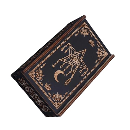 GMBYLBY Holz Tarot Karten Aufbewahrungskoffer Tragbarer Tarotkartenbox Astrologie Wahrsage Aufbewahrungsfall Push Pull Card Container GMBYLBY Holz Tarot Karten Aufbewahrungskoffer Tragbarer Tarotkartenbox Astrologie Wahrsage Aufbewahrungsfall Push Pull Card Container von GMBYLBY
