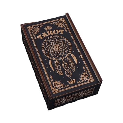 GMBYLBY Holz Tarot Karten Aufbewahrungskoffer Tragbarer Tarotkartenbox Astrologie Wahrsage Aufbewahrungsfall Push Pull Card Container GMBYLBY Holz Tarot Karten Aufbewahrungskoffer Tragbarer Tarotkartenbox Astrologie Wahrsage Aufbewahrungsfall Push Pull Card Container von GMBYLBY