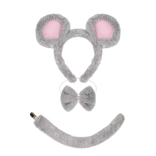 GMBYLBY Kinder-Kostüm-Zubehör-Set, Ohren, Stirnband, Schwanz, Tutus, Tier-Kostüm, Kits für Halloween, Cosplay, Party GMBYLBY Kinder-Kostüm-Zubehör-Set, Ohren, Stirnband, Schwanz, Tutus, Tier-Kostüm, Kits für Halloween, Cosplay, Party von GMBYLBY