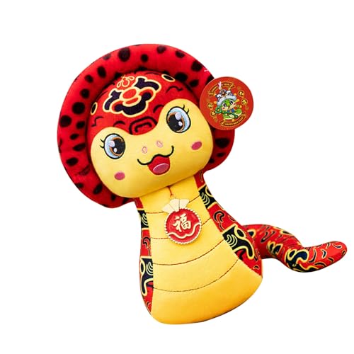 GMBYLBY Kuschelige Chinesische Neujahr 2025 Schlangen Plüschfigur Puppen Geschenk Und Schreibtischdekoration Weiche Chinesische Schlangen Maskottchen Plüschfigur GMBYLBY Kuschelige Chinesische Neujahr 2025 Schlangen Plüschfigur Puppen Geschenk Und Schreibtischdekoration Weiche Chinesische Schlangen Maskottchen Plüschfigur von GMBYLBY