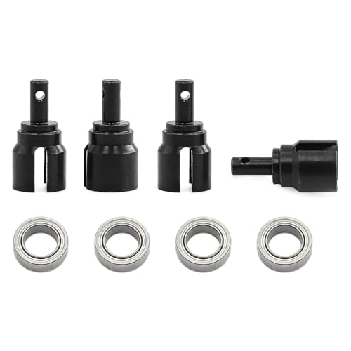 GMBYLBY Legierungstahldifferential Outdrive Set Mit Lagern Für 4WD Fernbedienungsautos Und Lastwagen Hohe Haltbarkeits Upgrade von GMBYLBY