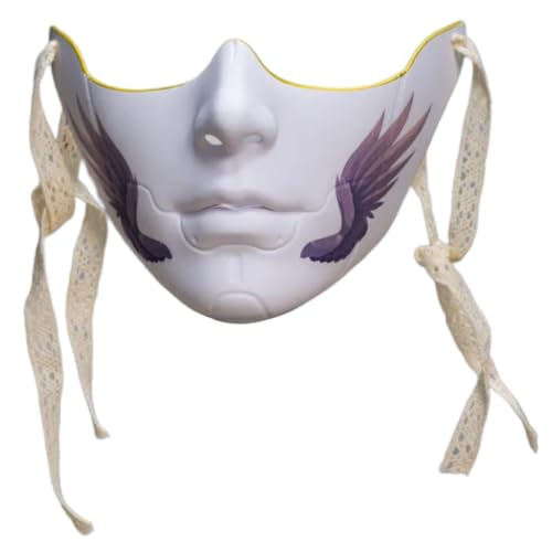 GMBYLBY Maskerade Mechanische Halbgesichtsparty-Ästhetik, Halloween-Verkleidungsrequisiten für Erwachsene, Frauen, Männer, Geschenke, Mecha von GMBYLBY
