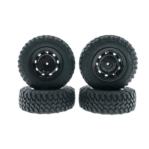 GMBYLBY Metall Hubs Reifen Set Modifikations Kits Zur Verbesserung des Fahrerlebnisses Und Stabilität Für MN90/MN98/99S Vehicle 4 Pieces von GMBYLBY