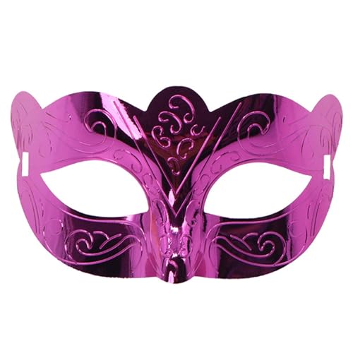 GMBYLBY Metallic Masquerade Halbgesicht Maske Halloween Party Augenmaske Für Männer Frauen Maskerade Hochzeit Halloween Kostümzubehör von GMBYLBY