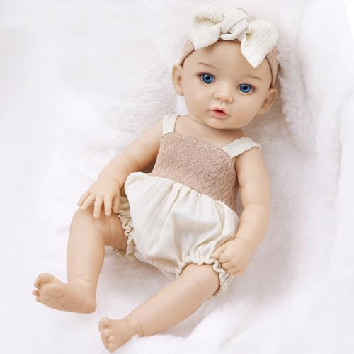 GMBYLBY Mode Kleinkind Erstes Babypuppen Spielzeug Mit Weichem Bohnenbeutelkörper Und Schlafaugen In Lebendigen Farben Elegante Designs Gekleidet von GMBYLBY