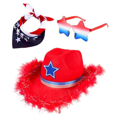 GMBYLBY Patriotisches Kostüm zum 4. Juli, Unabhängigkeitstag, Amerika-Flagge, Kostüm mit Sonnenbrille, Kuh-Jungen-Kappen-Zubehör GMBYLBY Patriotisches Kostüm zum 4. Juli, Unabhängigkeitstag, Amerika-Flagge, Kostüm mit Sonnenbrille, Kuh-Jungen-Kappen-Zubehör von GMBYLBY