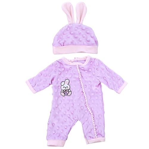 GMBYLBY Pelzige Winter Overalls Für 16/18 Zoll Mädchen Puppen Strampler Pyjama Girls Geburtstag Geschenke Eleganter Pelziger Strampler Pyjama von GMBYLBY