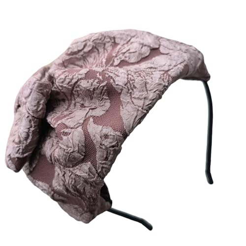 GMBYLBY Retro Blumenfaszinator Dunkler Blumenhaarstück Für Kostümpartys Mit Bowknot Stirnband Für Hochzeit von GMBYLBY