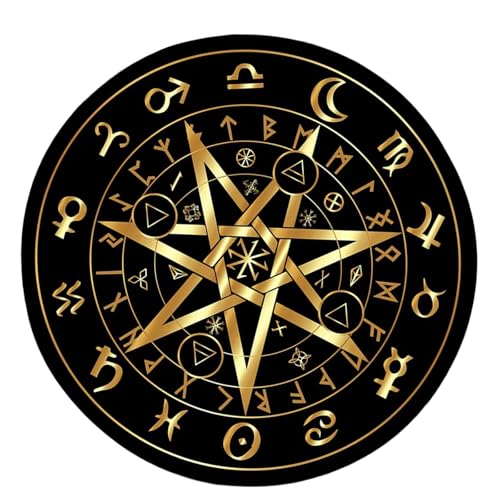 GMBYLBY Runes Muster Astrologie Pendel Mat Pad Tarot von GMBYLBY