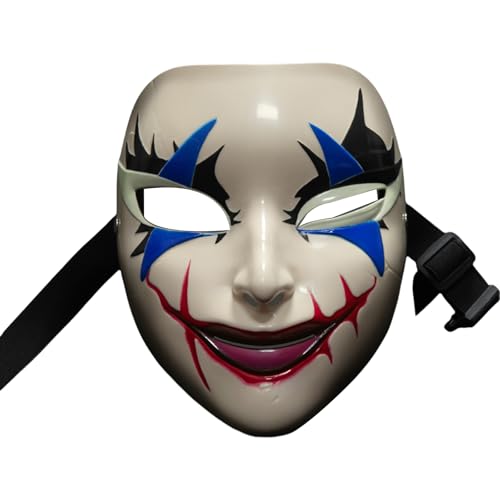 GMBYLBY Tanjiro Kamado Party Maske Anime Cosplay Kostümmaske Maskerade Maske Für Weihnachten Halloween Kostümre Requisiten von GMBYLBY
