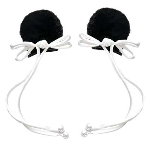 GMBYLBY Unique Panda Ohr Hair Clip Festival Hair Accessoire Cosplay Haarstücke Die Ihre Outfits Für Partys Oder Feierlichkeiten Verbessern von GMBYLBY