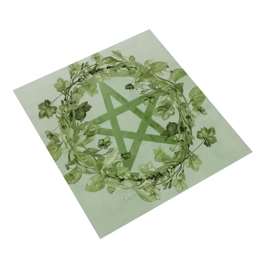 GMBYLBY Velvets Tarottisch Deckt Luxuriöse Grüne Tarots Mats Spirituelle Tischdecke Für Brettspielbegeisterte von GMBYLBY