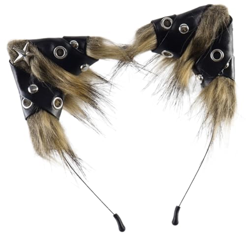 GMBYLBY Weich Einstellbare Tierische Ohrstirnband Für Halloween Cosplay Kostüm Kinder Erwachsene Leichte Partyfotografie Accessoire Halloween Party Bevorzugt Die Haarverzierung von GMBYLBY