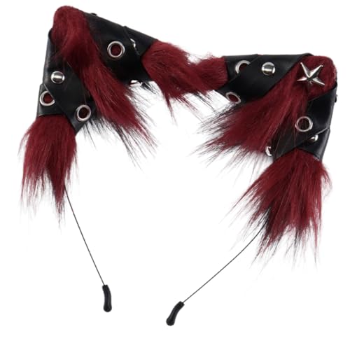 GMBYLBY Weiche, leichte Tierohr-Kopfbedeckung für Halloween-Partys, Kostüm, Rollenspiele, Haar-Accessoire, Kinder und Erwachsene, Kopfschmuck, Tierohr-Kopfbedeckung von GMBYLBY