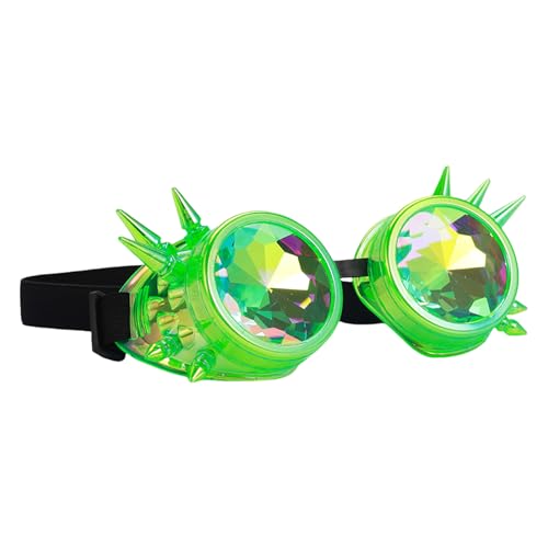 Kaleidoskope Brille Sterevunk Brille Halloween Cosplay Party Kostüm Zubehör Psychedelics Raves Halloween Cosplay Party Kostüm von GMBYLBY
