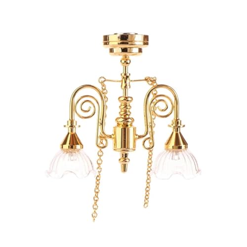 Wohnzimmer Deckenlampe Möbel Puppenhaus Miniatur Pretend Play Zubehör Lebensszene Rolle Wohnzimmer Deckenlampe Möbel Puppenhaus Miniatur Pretend Play Zubehör Lebensszene Rolle von GMBYLBY