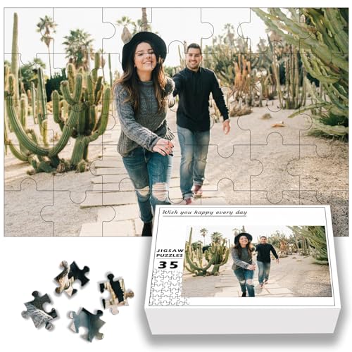 GMDLSK Personalisiert Puzzle Selbst Gestalten 35/70/120/200/300/500/1000/1500/2000/3000 Teile, Personalisiertes Puzzle mit eigenem Bild, Lustige Puzzles für Erwachsene/Familien GMDLSK Personalisiert Puzzle Selbst Gestalten 35/70/120/200/300/500/1000/1500/2000/3000 Teile, Personalisiertes Puzzle mit eigenem Bild, Lustige Puzzles für Erwachsene/Familien von GMDLSK