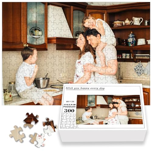 GMDLSK Personalisiert Puzzle Selbst Gestalten 35/70/120/200/300/500/1000/1500/2000/3000 Teile, Personalisiertes Puzzle mit eigenem Bild, Lustige Puzzles für Erwachsene/Familien GMDLSK Personalisiert Puzzle Selbst Gestalten 35/70/120/200/300/500/1000/1500/2000/3000 Teile, Personalisiertes Puzzle mit eigenem Bild, Lustige Puzzles für Erwachsene/Familien von GMDLSK