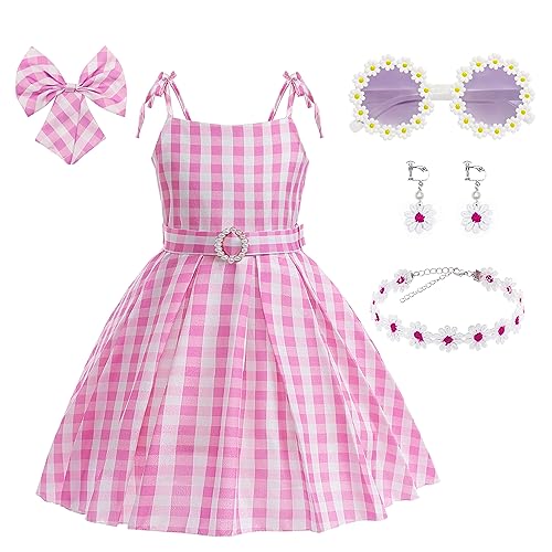 GMEDJVE Mädchen Rosa Kostüm Anziehen,Film Heroine Cosplay Rosa Herz Kleid Kinder Outfits Geburtstag Bühne Party 4-13Y GMEDJVE Mädchen Rosa Kostüm Anziehen,Film Heroine Cosplay Rosa Herz Kleid Kinder Outfits Geburtstag Bühne Party 4-13Y von GMEDJVE